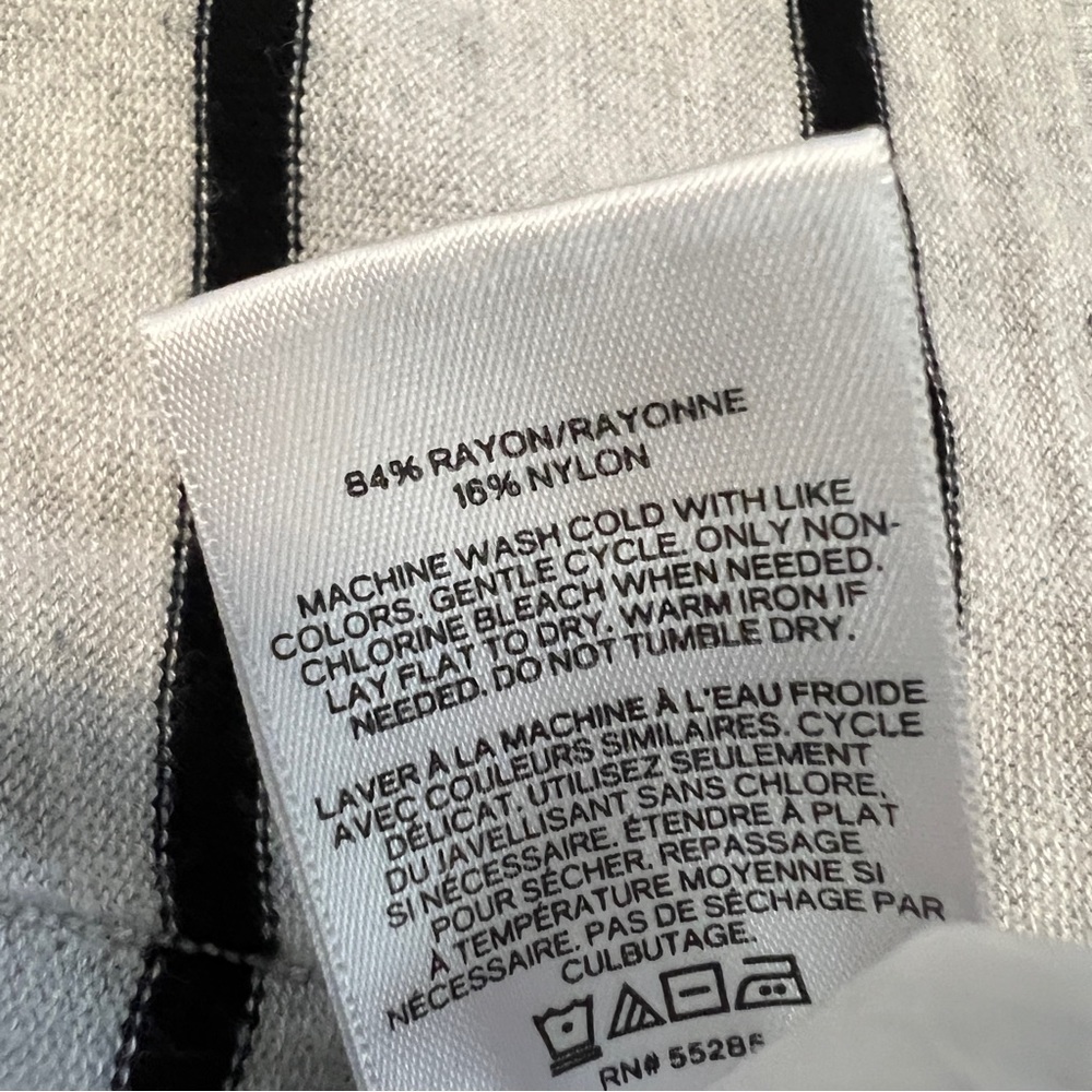 Express Open Front Long Sleeve Stripe Cardigan - image 6